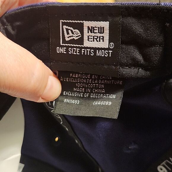 New Era Marquette Golden Eagles Black Sliderback Hat - New - Picture 8 of 9